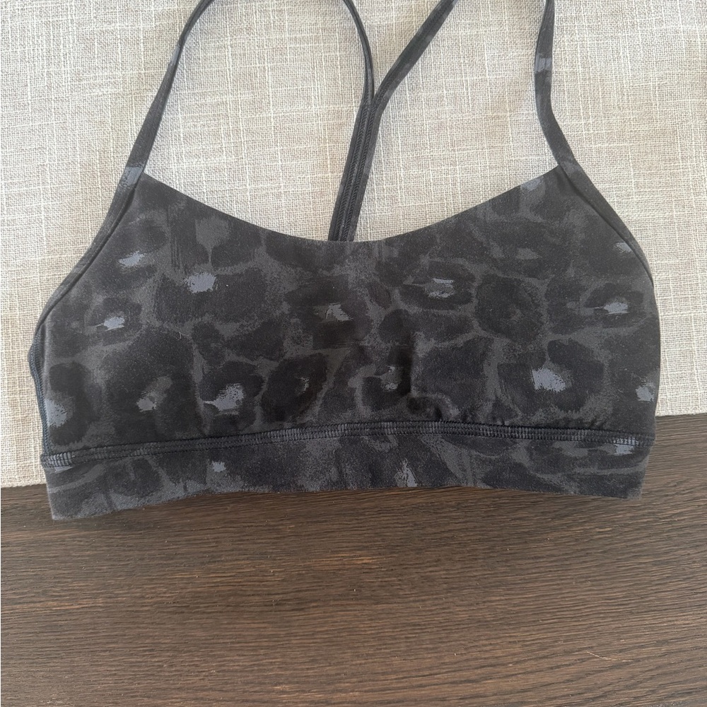 Lululemon cheetah print sports bra. Like new